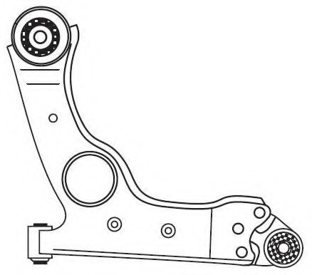 Brat, suspensie roata 4385 FRAP - Directie / bucsi, rulmenti