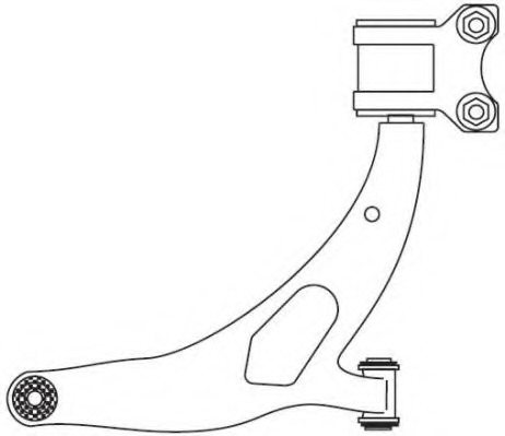 Brat, suspensie roata 4439 FRAP - Brate suspensie / directie (bascula) Brat, suspensie roata 4439 FRAP - Brate suspensie / directie (bascula)