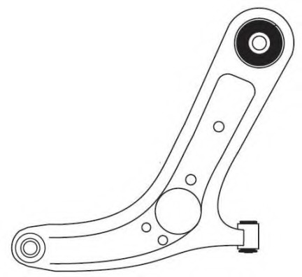 Brat, suspensie roata 4491 FRAP - Directie / bucsi, rulmenti