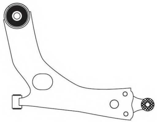 Brat, suspensie roata 4499 FRAP - Brate suspensie / directie (bascula)