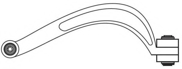 Brat, suspensie roata 4608 FRAP - Brate suspensie / directie (bascula)