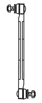 Brat/bieleta suspensie, stabilizator 4634 FRAP - Bieleta antiruliu / bara stabilizatoare