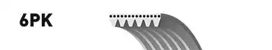 Curea transmisie cu caneluri 6PK1720XS GATES - Transmisie - kit accesorii Curea transmisie cu caneluri 6PK1720XS GATES - Transmisie - kit accesorii