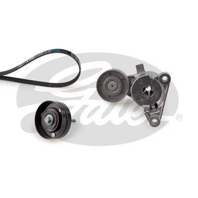 Set curea transmisie cu caneluri K016PK1428 GATES - Transmisie - kit accesorii