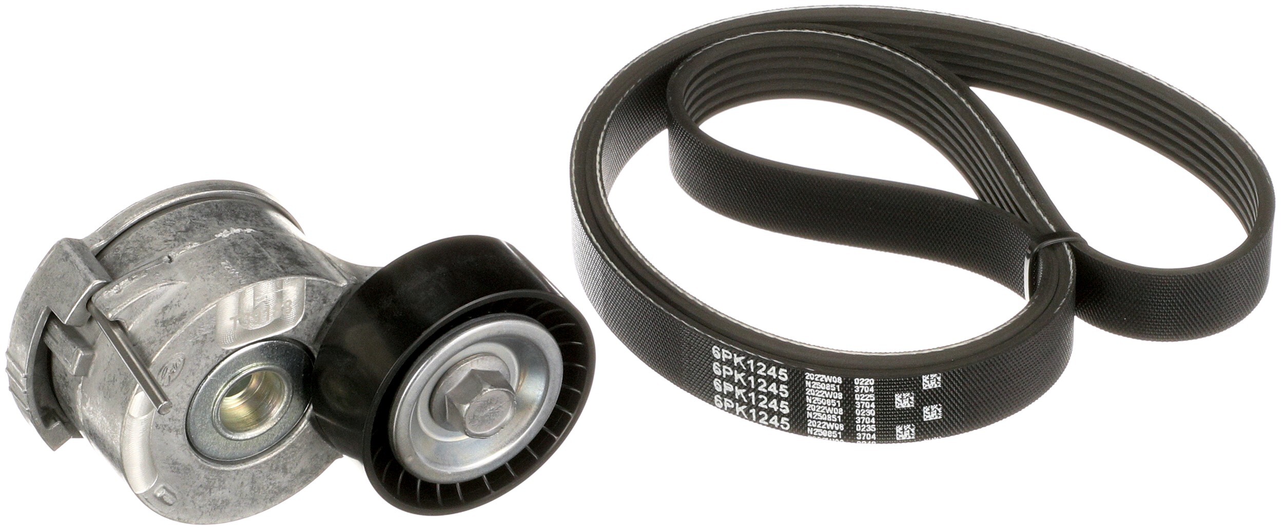 Set curea transmisie cu caneluri K046PK1245 GATES - Set curea transmisie cu caneluri