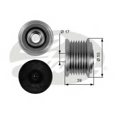 Sistem roata libera, generator OAP7065 GATES - Componente alternator Sistem roata libera, generator OAP7065 GATES - Componente alternator