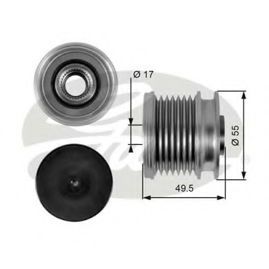 Sistem roata libera, generator OAP7086 GATES - Componente alternator Sistem roata libera, generator OAP7086 GATES - Componente alternator