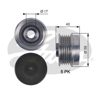 Sistem roata libera, generator OAP7132 GATES - Componente alternator Sistem roata libera, generator OAP7132 GATES - Componente alternator