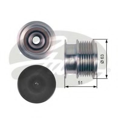 Sistem roata libera, generator OAP7150 GATES - Componente alternator Sistem roata libera, generator OAP7150 GATES - Componente alternator