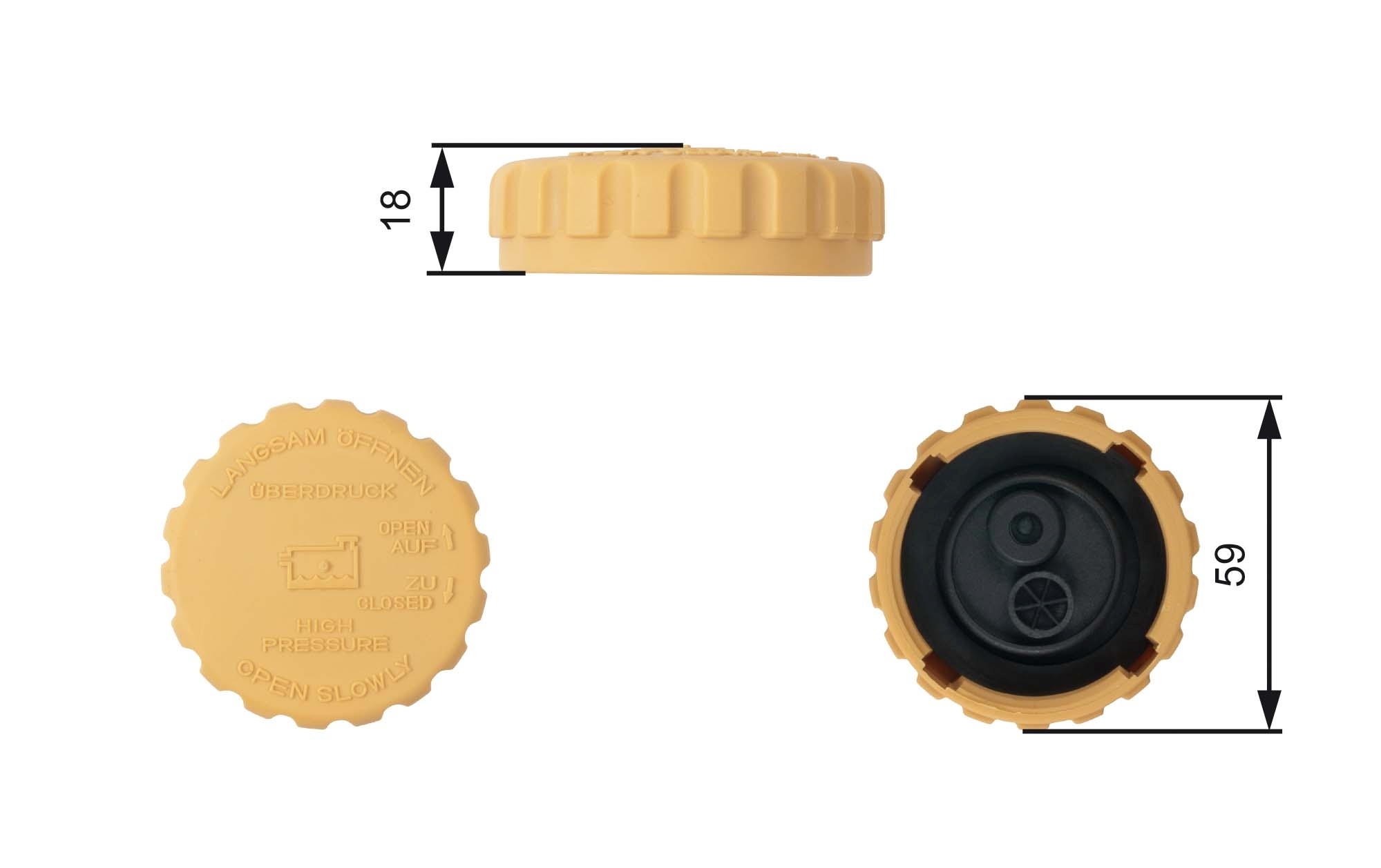 buson,vas expansiune RC201 GATES - Vas de expansiune lichid racire