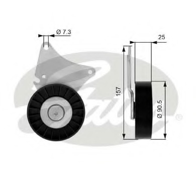 Rola ghidare/conducere, curea transmisie T36030 GATES - Transmisie - kit accesorii Rola ghidare/conducere, curea transmisie T36030 GATES - Transmisie - kit accesorii