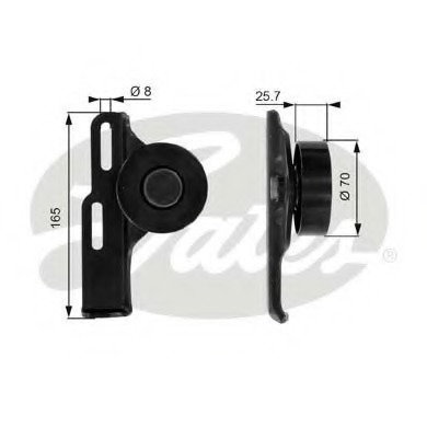 rola intinzator,curea transmisie T36035 GATES - Rola intinzatoare rola intinzator,curea transmisie T36035 GATES - Rola intinzatoare