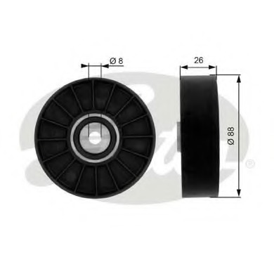 Rola ghidare/conducere, curea transmisie T36042 GATES - Transmisie - kit accesorii Rola ghidare/conducere, curea transmisie T36042 GATES - Transmisie - kit accesorii