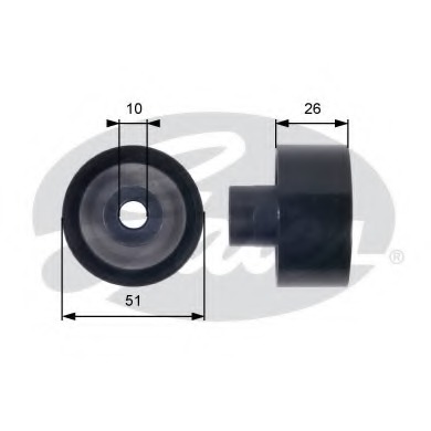 Rola ghidare/conducere, curea transmisie T36090 GATES - Transmisie - kit accesorii Rola ghidare/conducere, curea transmisie T36090 GATES - Transmisie - kit accesorii