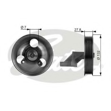 Rola ghidare/conducere, curea transmisie T36109 GATES - Transmisie - kit accesorii Rola ghidare/conducere, curea transmisie T36109 GATES - Transmisie - kit accesorii