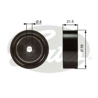 Rola ghidare/conducere, curea transmisie T36122 GATES - Transmisie - kit accesorii Rola ghidare/conducere, curea transmisie T36122 GATES - Transmisie - kit accesorii