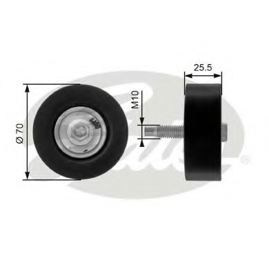 Rola ghidare/conducere, curea transmisie T36200 GATES - Transmisie - kit accesorii Rola ghidare/conducere, curea transmisie T36200 GATES - Transmisie - kit accesorii
