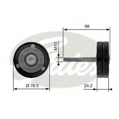 Rola ghidare/conducere, curea transmisie T36232 GATES - Transmisie - kit accesorii Rola ghidare/conducere, curea transmisie T36232 GATES - Transmisie - kit accesorii