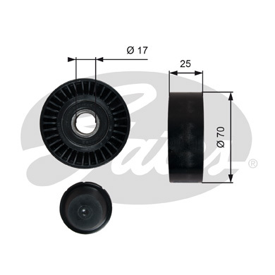 Rola ghidare/conducere, curea transmisie T36249 GATES - Transmisie - kit accesorii Rola ghidare/conducere, curea transmisie T36249 GATES - Transmisie - kit accesorii