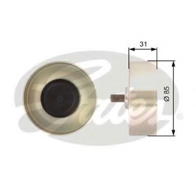 Rola ghidare/conducere, curea transmisie T36374 GATES - Transmisie - kit accesorii Rola ghidare/conducere, curea transmisie T36374 GATES - Transmisie - kit accesorii