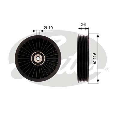 Rola ghidare/conducere, curea transmisie T36391 GATES - Transmisie - kit accesorii Rola ghidare/conducere, curea transmisie T36391 GATES - Transmisie - kit accesorii