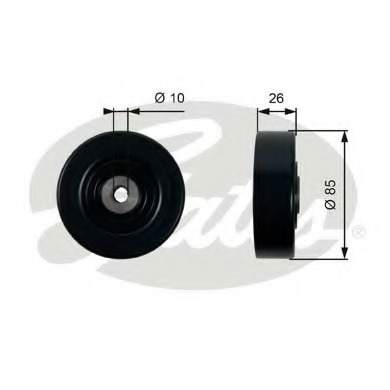 Rola ghidare/conducere, curea transmisie T36440 GATES - Transmisie - kit accesorii Rola ghidare/conducere, curea transmisie T36440 GATES - Transmisie - kit accesorii