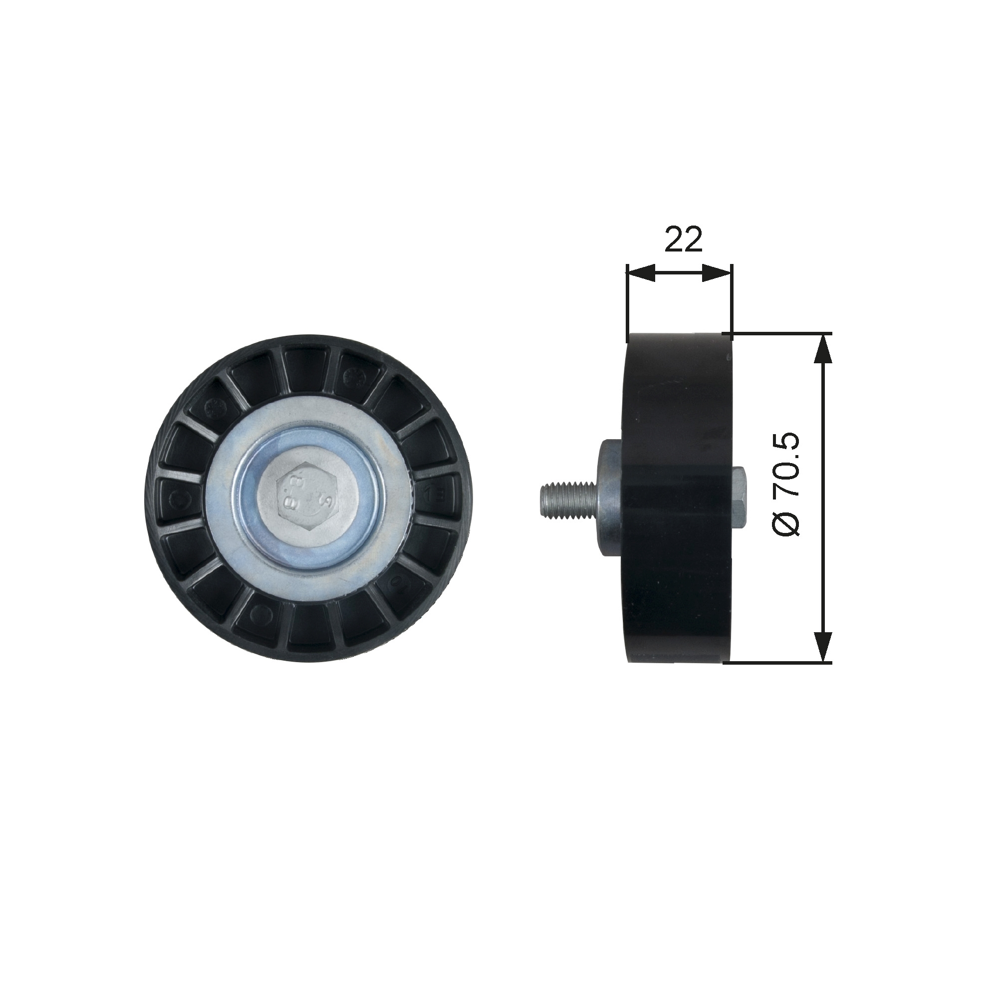Rola ghidare/conducere, curea transmisie T36607 GATES - Transmisie - kit accesorii Rola ghidare/conducere, curea transmisie T36607 GATES - Transmisie - kit accesorii