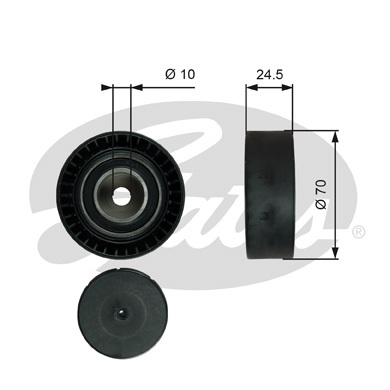 Rola ghidare/conducere, curea transmisie T38071 GATES - Transmisie - kit accesorii Rola ghidare/conducere, curea transmisie T38071 GATES - Transmisie - kit accesorii