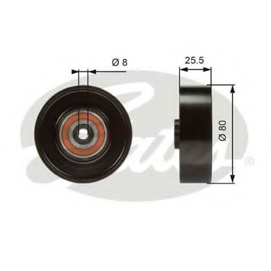 Rola ghidare/conducere, curea transmisie T38089 GATES - Transmisie - kit accesorii Rola ghidare/conducere, curea transmisie T38089 GATES - Transmisie - kit accesorii