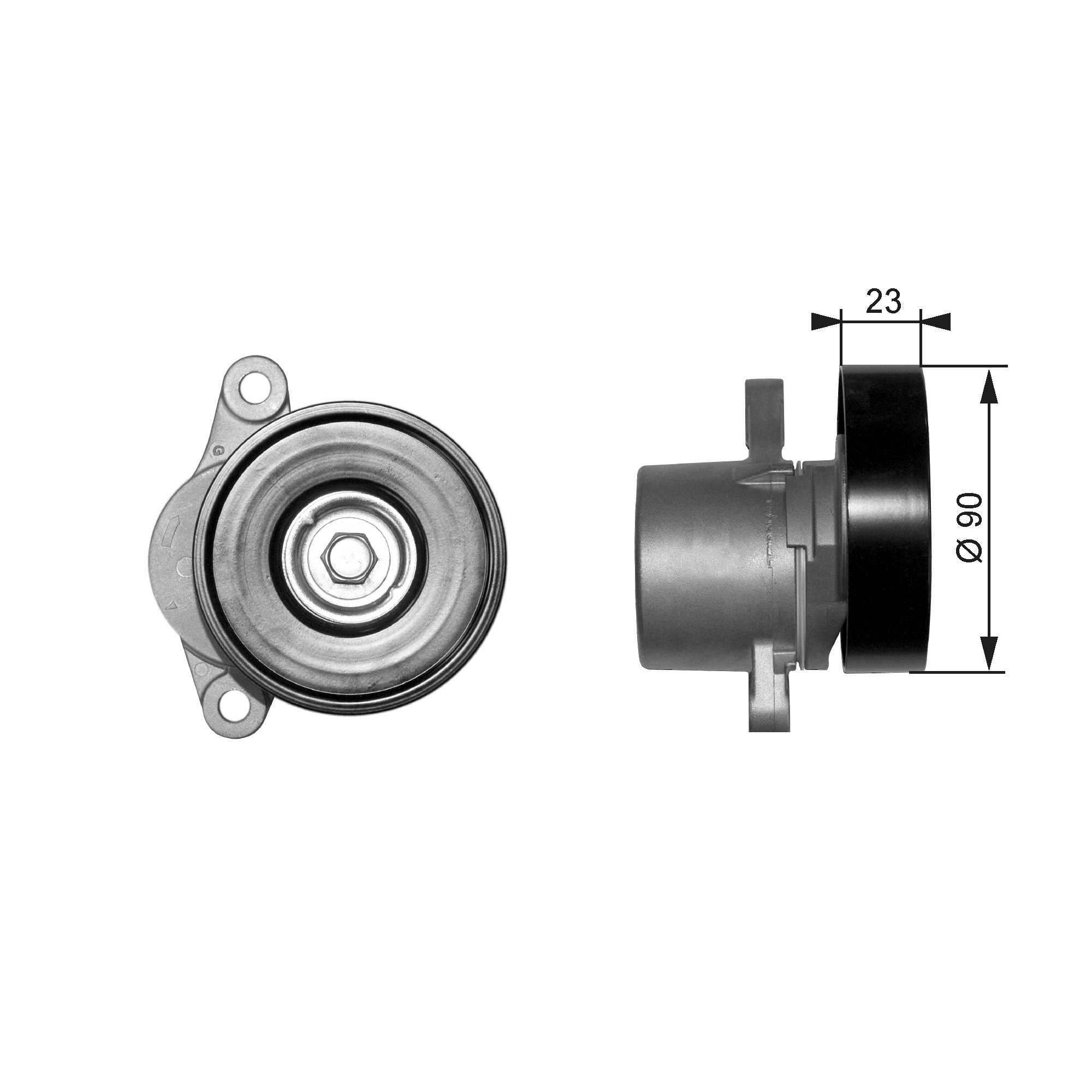 rola intinzator,curea transmisie T38156 GATES - Transmisie - kit accesorii rola intinzator,curea transmisie T38156 GATES - Transmisie - kit accesorii