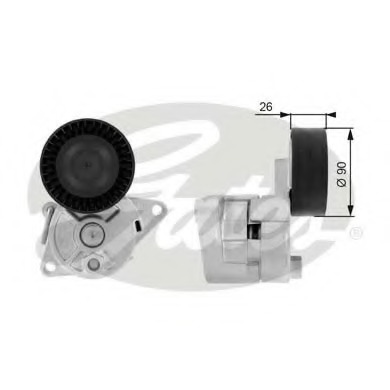 rola intinzator,curea transmisie T38224 GATES - Transmisie - kit accesorii rola intinzator,curea transmisie T38224 GATES - Transmisie - kit accesorii