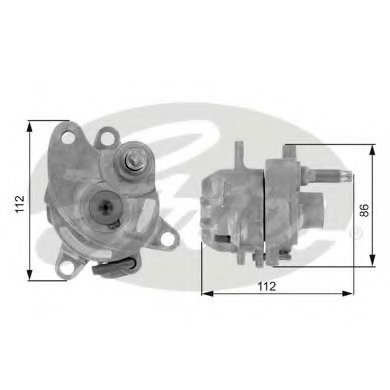 rola intinzator,curea transmisie T38225 GATES - Transmisie - kit accesorii rola intinzator,curea transmisie T38225 GATES - Transmisie - kit accesorii