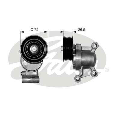 rola intinzator,curea transmisie T38357 GATES - Rola intinzatoare rola intinzator,curea transmisie T38357 GATES - Rola intinzatoare