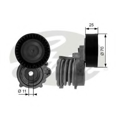 rola intinzator,curea transmisie T38384 GATES - Transmisie - kit accesorii rola intinzator,curea transmisie T38384 GATES - Transmisie - kit accesorii