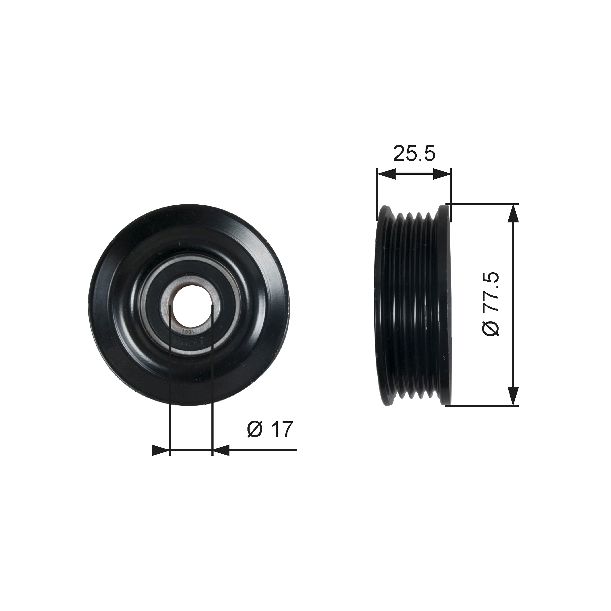 rola intinzator,curea transmisie T38478 GATES - Rola intinzatoare rola intinzator,curea transmisie T38478 GATES - Rola intinzatoare