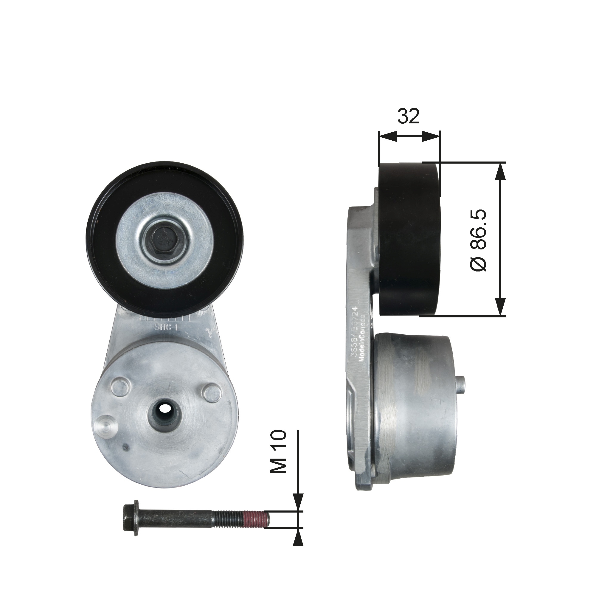 Intinzator curea, curea distributie T38584 GATES - Intinzator curea (sistem de intindere) Intinzator curea, curea distributie T38584 GATES - Intinzator curea (sistem de intindere)