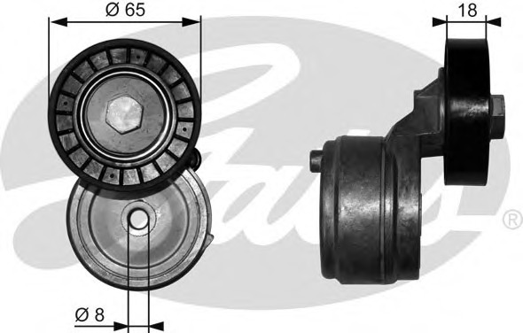Intinzator curea, curea distributie T38652 GATES - Intinzator curea (sistem de intindere) Intinzator curea, curea distributie T38652 GATES - Intinzator curea (sistem de intindere)