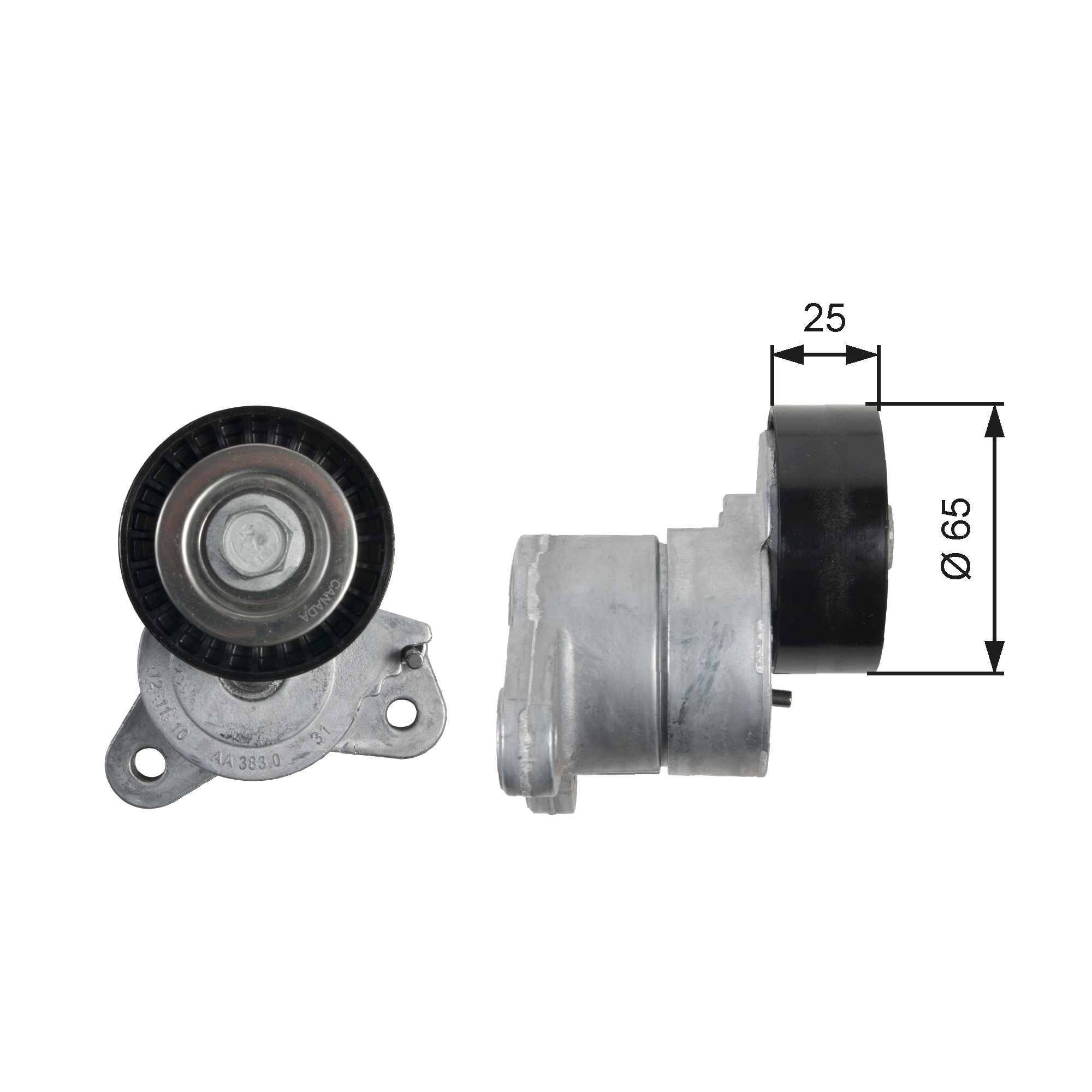 rola intinzator,curea transmisie T39053 GATES - Rola intinzatoare rola intinzator,curea transmisie T39053 GATES - Rola intinzatoare