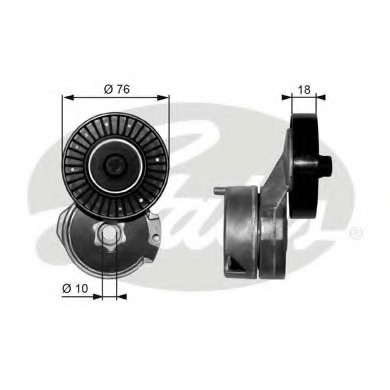rola intinzator,curea transmisie T39063 GATES - Transmisie - kit accesorii rola intinzator,curea transmisie T39063 GATES - Transmisie - kit accesorii
