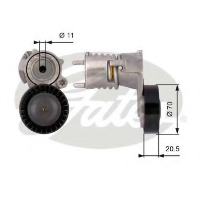 rola intinzator,curea transmisie T39117 GATES - Transmisie - kit accesorii rola intinzator,curea transmisie T39117 GATES - Transmisie - kit accesorii