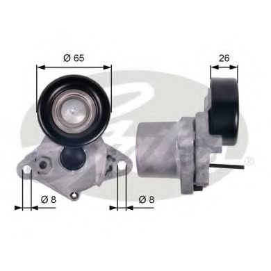 rola intinzator,curea transmisie T39123 GATES - Rola intinzatoare rola intinzator,curea transmisie T39123 GATES - Rola intinzatoare
