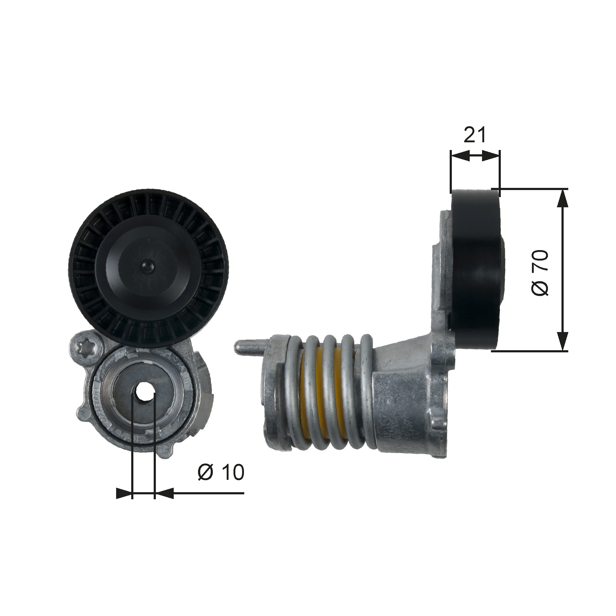 rola intinzator,curea transmisie T39157 GATES - Transmisie - kit accesorii rola intinzator,curea transmisie T39157 GATES - Transmisie - kit accesorii