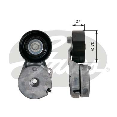 rola intinzator,curea transmisie T39162 GATES - Transmisie - kit accesorii rola intinzator,curea transmisie T39162 GATES - Transmisie - kit accesorii