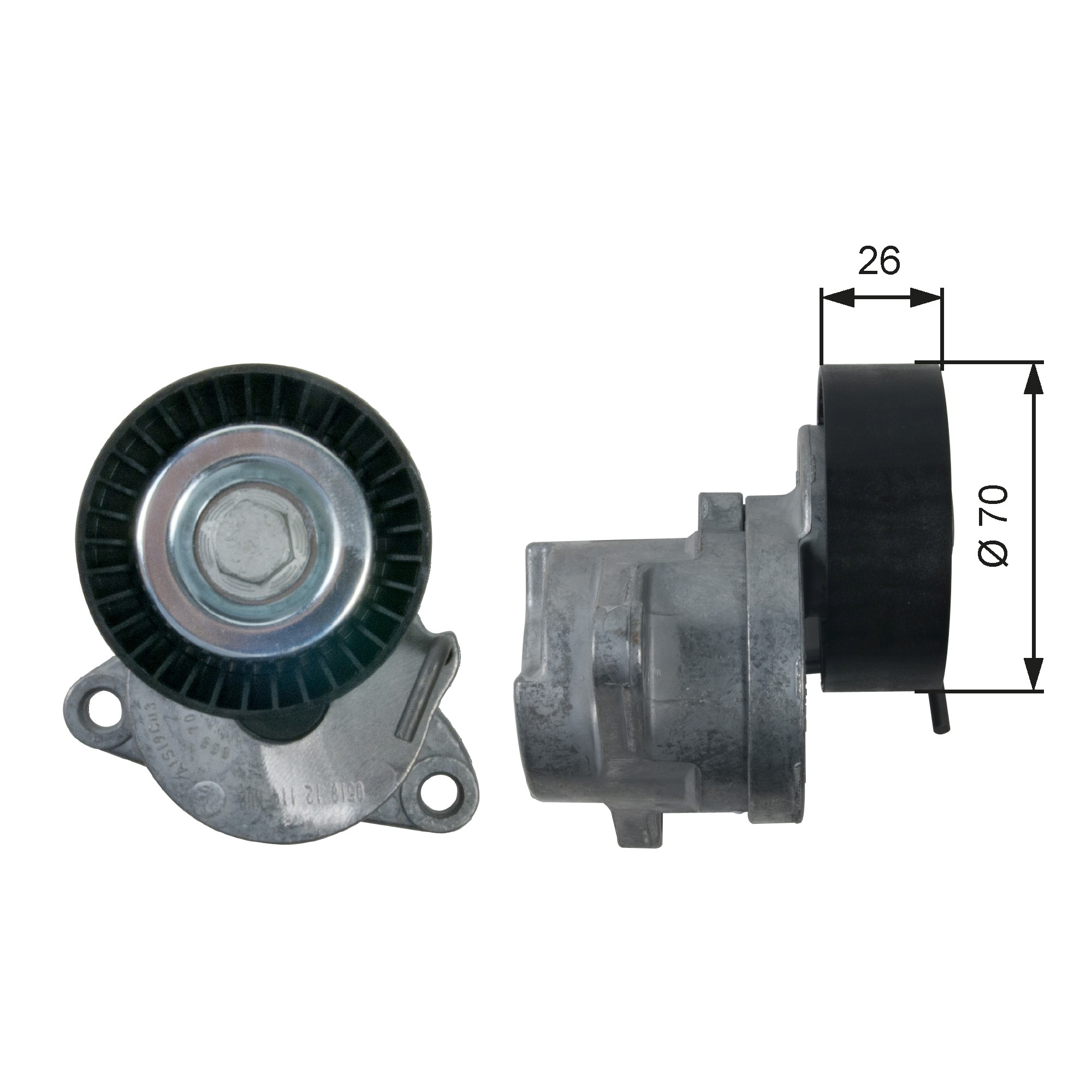 rola intinzator,curea transmisie T39164 GATES - Transmisie - kit accesorii rola intinzator,curea transmisie T39164 GATES - Transmisie - kit accesorii