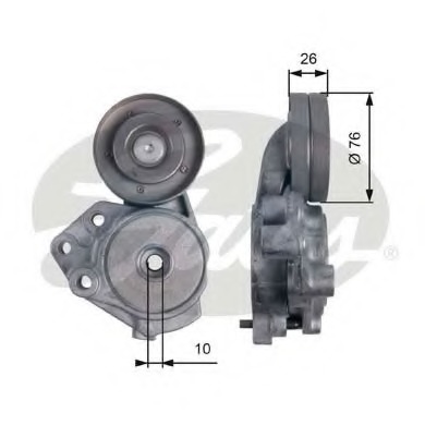 rola intinzator,curea transmisie T39173 GATES - Transmisie - kit accesorii rola intinzator,curea transmisie T39173 GATES - Transmisie - kit accesorii