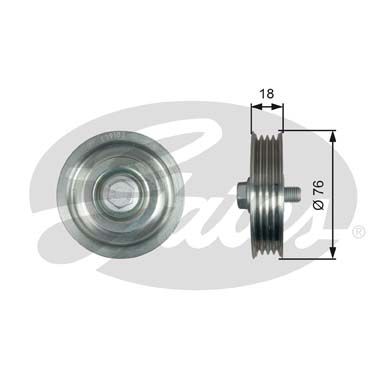 rola intinzator,curea transmisie T39183 GATES - Rola intinzatoare