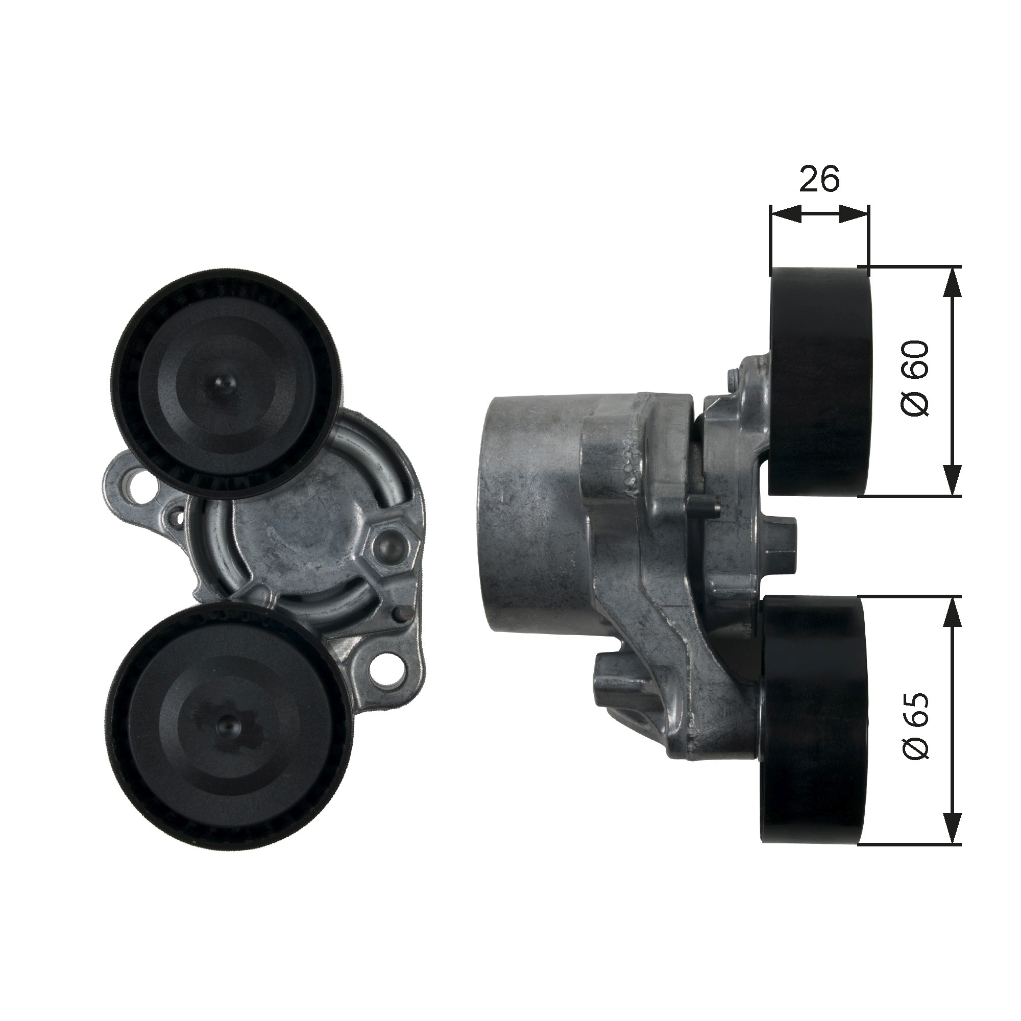 rola intinzator,curea transmisie T39199 GATES - Transmisie - kit accesorii rola intinzator,curea transmisie T39199 GATES - Transmisie - kit accesorii