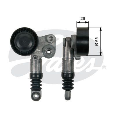 rola intinzator,curea transmisie T39238 GATES - Transmisie - kit accesorii rola intinzator,curea transmisie T39238 GATES - Transmisie - kit accesorii