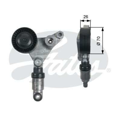 rola intinzator,curea transmisie T39258 GATES - Transmisie - kit accesorii rola intinzator,curea transmisie T39258 GATES - Transmisie - kit accesorii