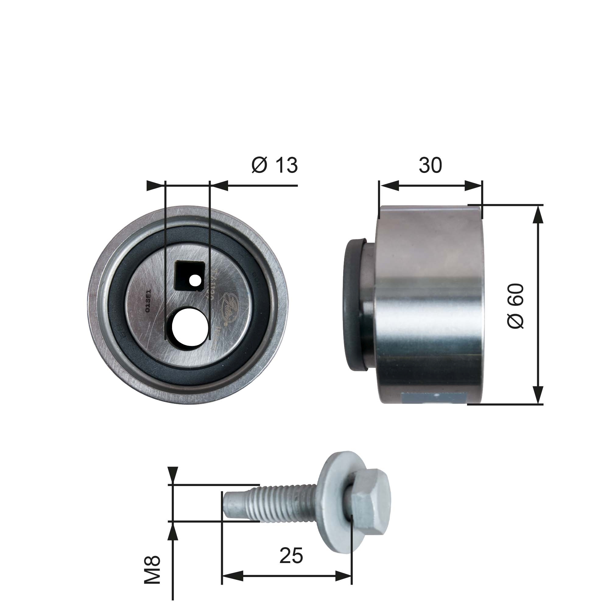 rola intinzator,curea distributie T41139 GATES - Rola intinzatoare rola intinzator,curea distributie T41139 GATES - Rola intinzatoare